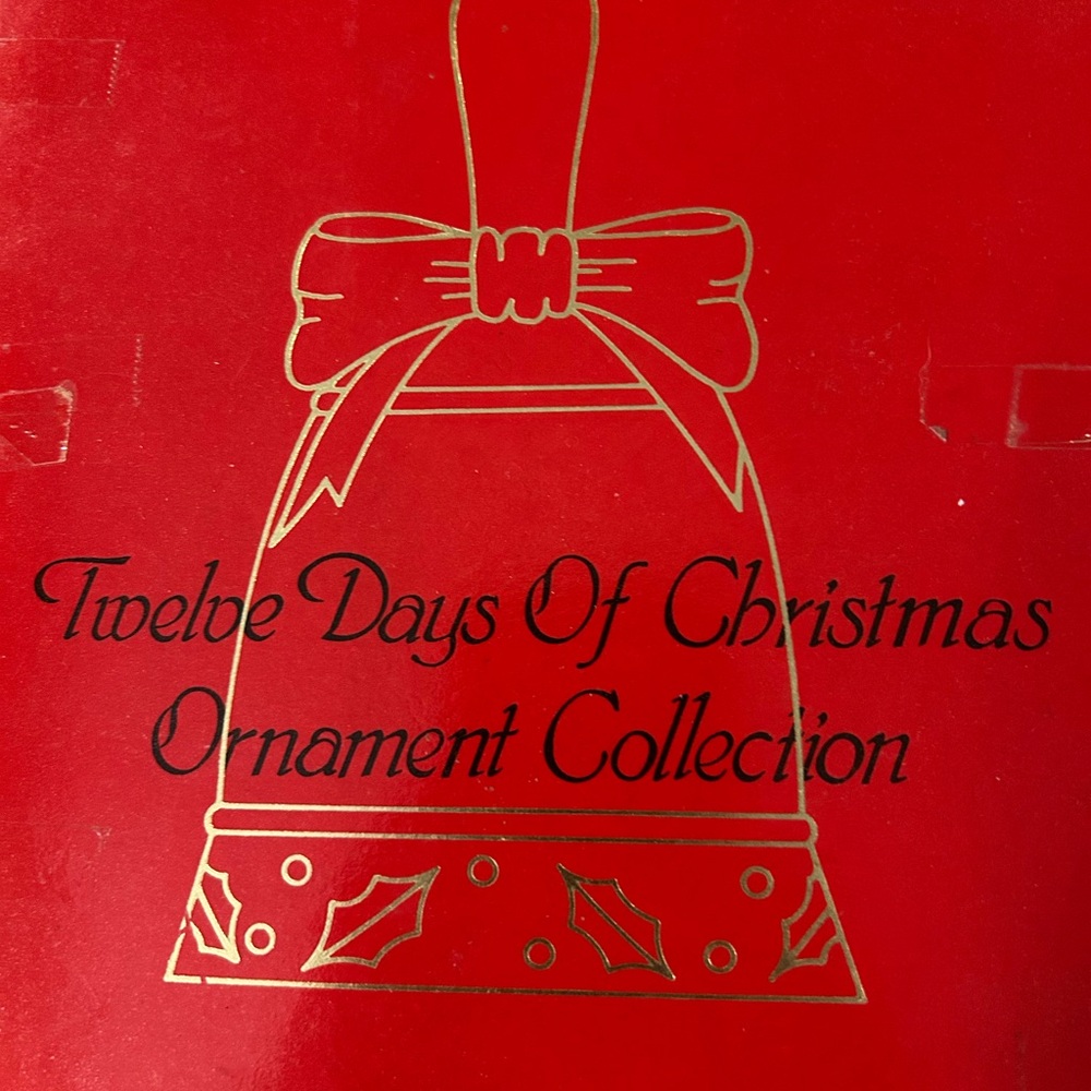 JcPenny Vintage Twelve Days of Christmas Ornament Collection